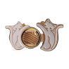 Bouton Clipsable pour Jeans trop Large, Ajuste la Taille Sans Couture, Serre-taille Rapide, Bouton magique Coloris Fleur Smile