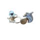 Bouton Clipsable pour Jeans trop Large, Ajuste la Taille Sans Couture, Serre-taille Rapide, Bouton magique Coloris Fleur Smile