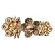 Bouton Clipsable pour Jeans trop Large, Ajuste la Taille Sans Couture, Serre-taille Rapide, Bouton magique Coloris Fleur