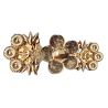 Bouton Clipsable pour Jeans trop Large, Ajuste la Taille Sans Couture, Serre-taille Rapide, Bouton magique Coloris Fleur Smile