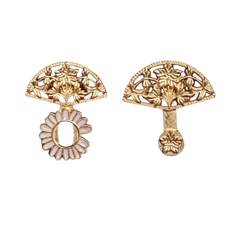 Lot De 4 Boutons Jean Clipsables – Serre-taille Ajustable Sans Couture, Doré, Adaptable à Toutes Les Tailles