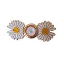 Bouton Clipsable pour Jeans trop Large, Ajuste la Taille Sans Couture, Serre-taille Rapide, Bouton magique Coloris Fleur Smile