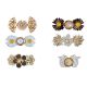 Bouton Clipsable pour Jeans trop Large, Ajuste la Taille Sans Couture, Serre-taille Rapide, Bouton magique Coloris Fleur Smile