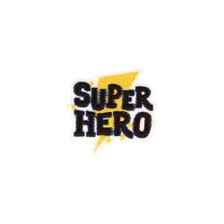 Patch Ecusson Thermocollant Comics Super Hero 4,50 x 4,50 cm