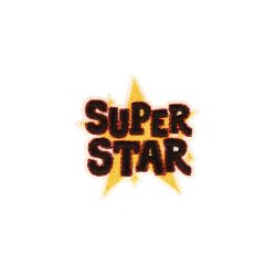 Patch Ecusson Thermocollant Comics Super Hero 4,50 x 4,50 cm