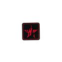 Patch Ecusson Thermocollant Etoile Rouge et Noir 3,50 x 3,50 cm