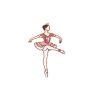 Patch Ecusson Thermocollant Danseuse Apparat 4 x 6 cm