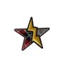 Patch Ecusson Thermocollant Punk Etoile 5,50 x 6 cm