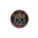 Patch Ecusson Thermocollant Punk Skull Tête de mort 5 x 5 cm
