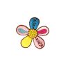 Patch Ecusson Thermocollant Fleur Multicolore 3,50 x 3,50 cm