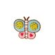 Patch Ecusson Thermocollant Fleur Multicolore 3,50 x 3,50 cm