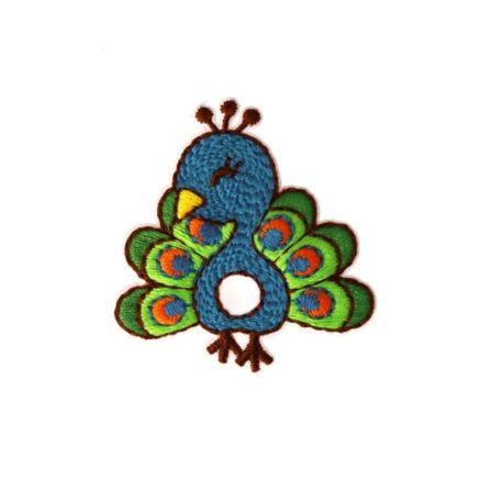 Patch Ecusson Thermocollant Fleur Multicolore 3,50 x 3,50 cm