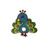 Patch Ecusson Thermocollant Fleur Multicolore 3,50 x 3,50 cm