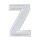 Patch Ecusson Thermocollant Lettre Blanche 3,50 x 5 cm Lettre Z