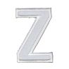 Patch Ecusson Thermocollant Lettre Blanche 3,50 x 5 cm Lettre Z