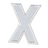 Patch Ecusson Thermocollant Lettre Blanche 3,50 x 5 cm Lettre Z