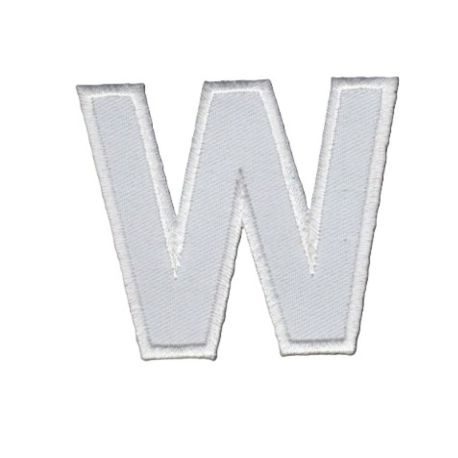 Patch Ecusson Thermocollant Lettre Blanche 3,50 x 5 cm Lettre Z