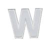 Patch Ecusson Thermocollant Lettre Blanche 3,50 x 5 cm Lettre Z