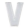 Patch Ecusson Thermocollant Lettre Blanche 3,50 x 5 cm Lettre Z