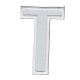 Patch Ecusson Thermocollant Lettre Blanche 3,50 x 5 cm Lettre Z