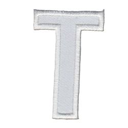 Patch Ecusson Thermocollant Lettre Blanche 3,50 x 5 cm Lettre Z