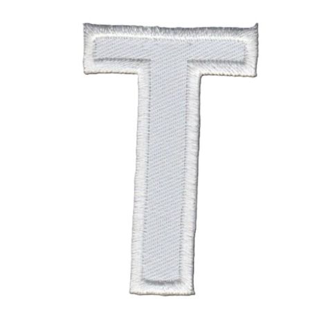 Patch Ecusson Thermocollant Lettre Blanche 3,50 x 5 cm Lettre Z