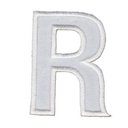 Patch Ecusson Thermocollant Lettre Blanche 3,50 x 5 cm Lettre Z