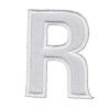 Patch Ecusson Thermocollant Lettre Blanche 4 x 5 cm Lettre R