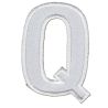 Patch Ecusson Thermocollant Lettre Blanche 3,50 x 5 cm Lettre Z
