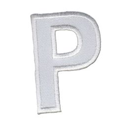 Patch Ecusson Thermocollant Lettre Blanche 3,50 x 5 cm Lettre Z