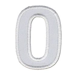 Patch Ecusson Thermocollant Lettre Blanche 3,50 x 5 cm Lettre Z