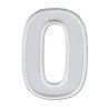 Patch Ecusson Thermocollant Lettre Blanche 3,50 x 5 cm Lettre O