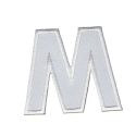 Patch Ecusson Thermocollant Lettre Blanche 3,50 x 5 cm Lettre Z