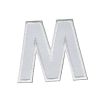 Patch Ecusson Thermocollant Lettre Blanche 3,50 x 5 cm Lettre Z