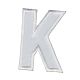 Patch Ecusson Thermocollant Lettre Blanche 3,50 x 5 cm Lettre Z