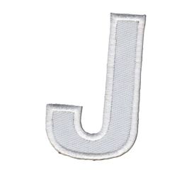Patch Ecusson Thermocollant Lettre Blanche 3,50 x 5 cm Lettre Z