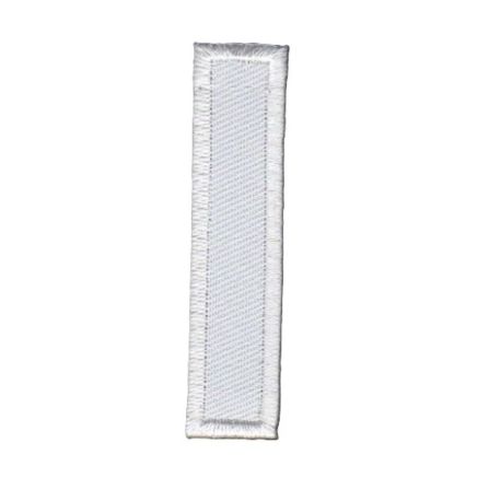 Patch Ecusson Thermocollant Lettre Blanche 1 x 5 cm Lettre I