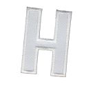 Patch Ecusson Thermocollant Lettre Blanche 3,50 x 5 cm Lettre Z