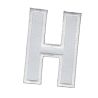 Patch Ecusson Thermocollant Lettre Blanche 3,50 x 5 cm Lettre Z