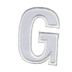 Patch Ecusson Thermocollant Lettre Blanche 3,50 x 5 cm Lettre Z