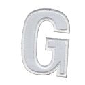 Patch Ecusson Thermocollant Lettre Blanche 3,50 x 5 cm Lettre Z