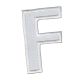 Patch Ecusson Thermocollant Lettre Blanche 3,50 x 5 cm Lettre Z