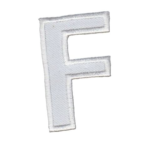 Patch Ecusson Thermocollant Lettre Blanche 3,50 x 5 cm Lettre Z