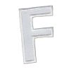Patch Ecusson Thermocollant Lettre Blanche 3,50 x 5 cm Lettre Z