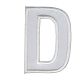 Patch Ecusson Thermocollant Lettre Blanche 3,50 x 5 cm Lettre Z
