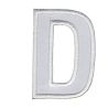 Patch Ecusson Thermocollant Lettre Blanche 3,50 x 5 cm Lettre Z