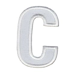 Patch Ecusson Thermocollant Lettre Blanche 3,50 x 5 cm Lettre Z