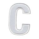 Patch Ecusson Thermocollant Lettre Blanche 3,50 x 5 cm Lettre Z
