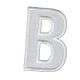 Patch Ecusson Thermocollant Lettre Blanche 3,50 x 5 cm Lettre Z