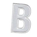 Patch Ecusson Thermocollant Lettre Blanche 3,50 x 5 cm Lettre Z